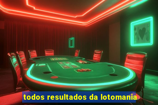 todos resultados da lotomania